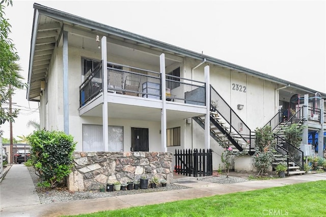 view of rear view of property