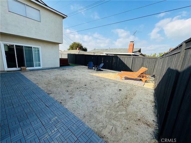 view of yard featuring a patio area