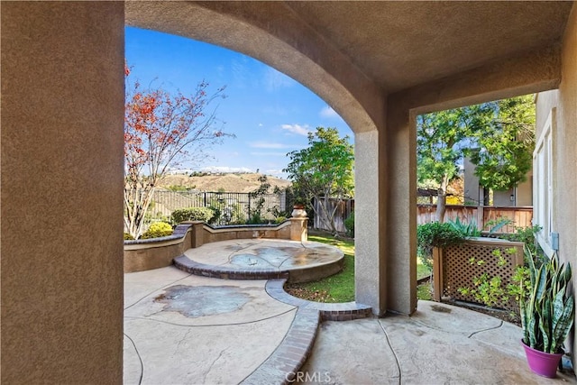 view of patio