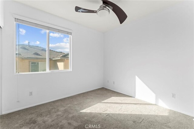 11465 Oakford Ln, Porter Ranch, CA 91326 - carpeted empty room with a ceiling fan and baseboards
