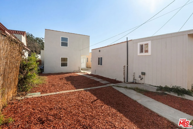 view of back of property