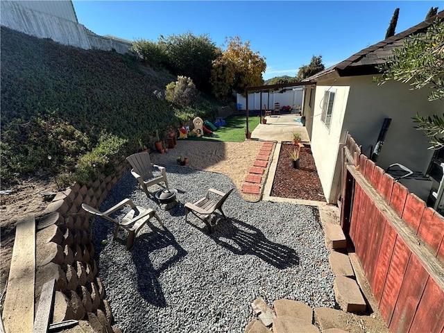 view of patio