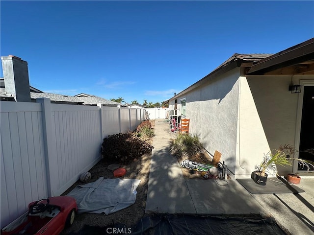 view of home's exterior featuring a patio