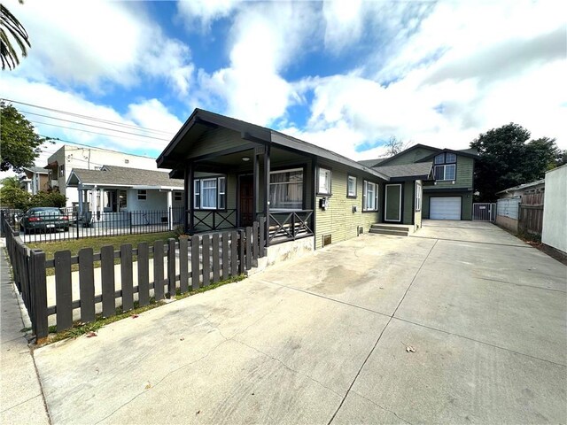 view of front of home