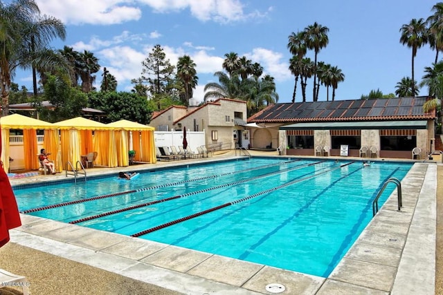 view of pool