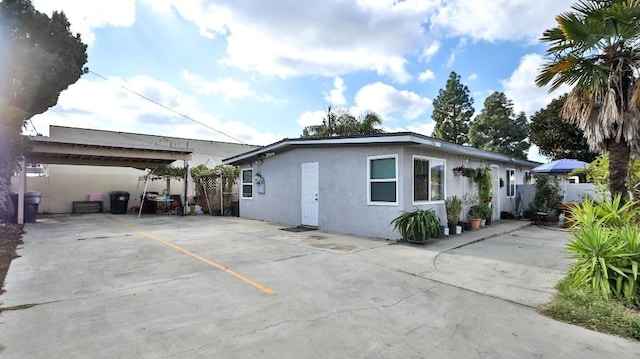 view of ranch-style home