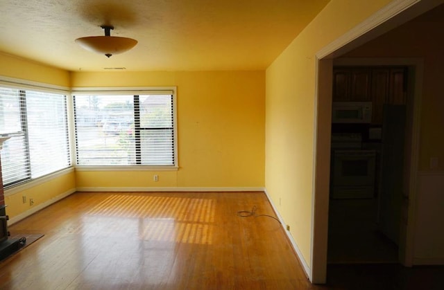 empty room with wood-type flooring