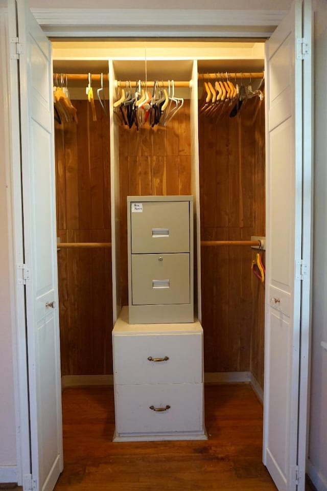 view of closet