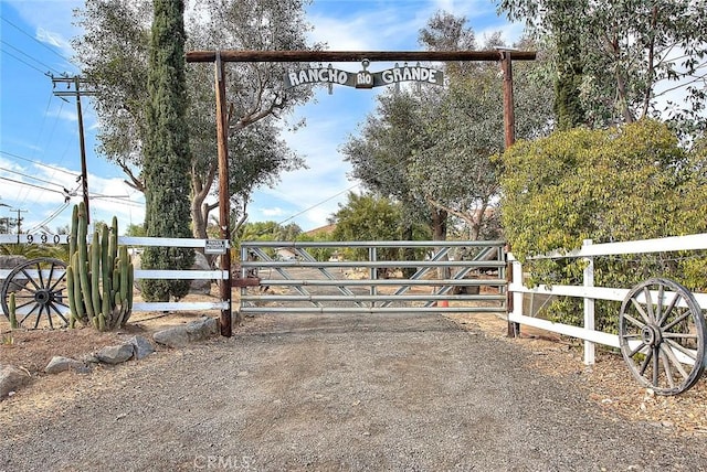 view of gate