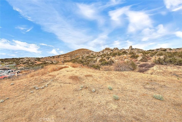 view of mountain feature