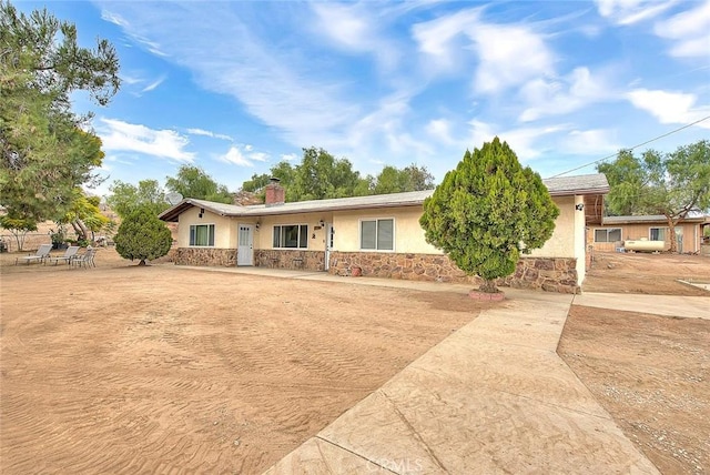 view of ranch-style home