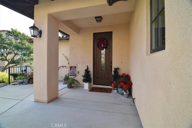 view of entrance to property