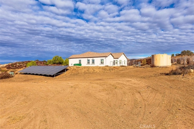 38752 Ruth Rd, Hemet, CA 92544 - view of front of home with solar panels