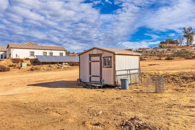 38752 Ruth Rd, Hemet, CA 92544 - view of shed with solar panels