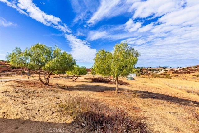 view of nature with a rural view