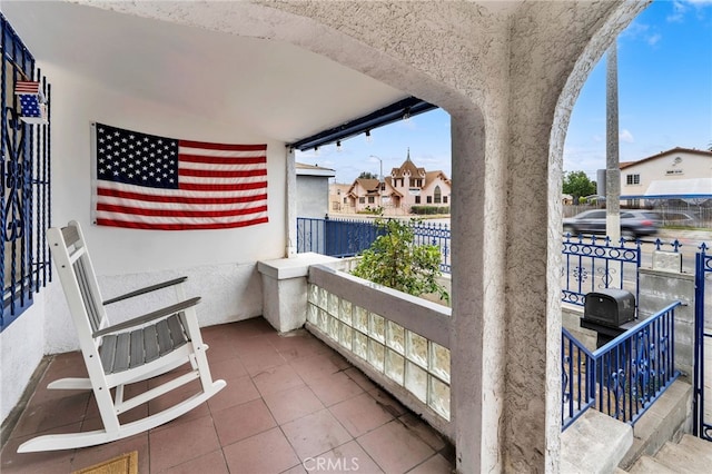 balcony featuring grilling area