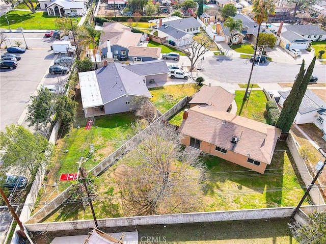 drone / aerial view featuring a residential view