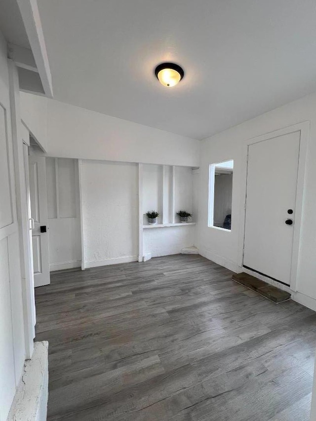 interior space featuring hardwood / wood-style floors