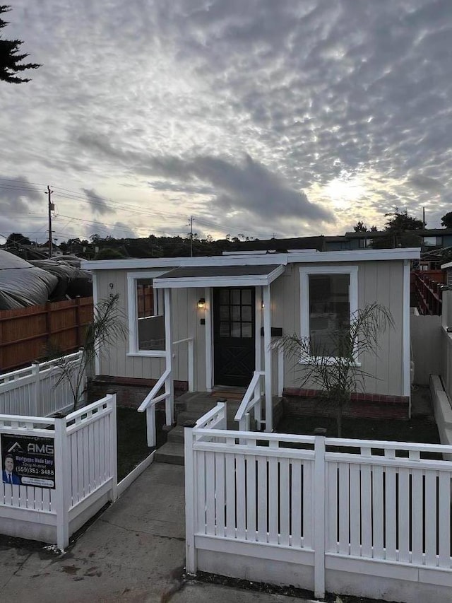 view of manufactured / mobile home