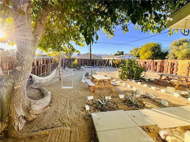 view of patio / terrace featuring a fenced backyard