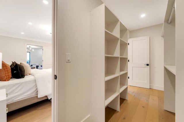 interior space featuring light hardwood / wood-style floors