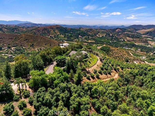 44665 La Cruz Dr, Temecula, CA 92590 - aerial view of a mountain backdrop