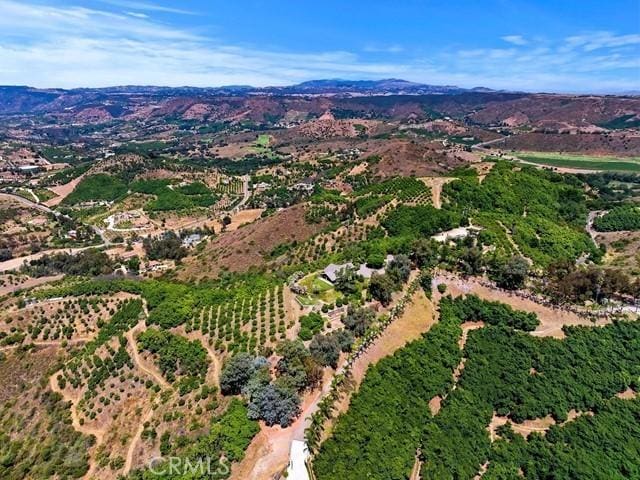 44665 La Cruz Dr, Temecula, CA 92590 - overview of rural landscape featuring a mountain backdrop