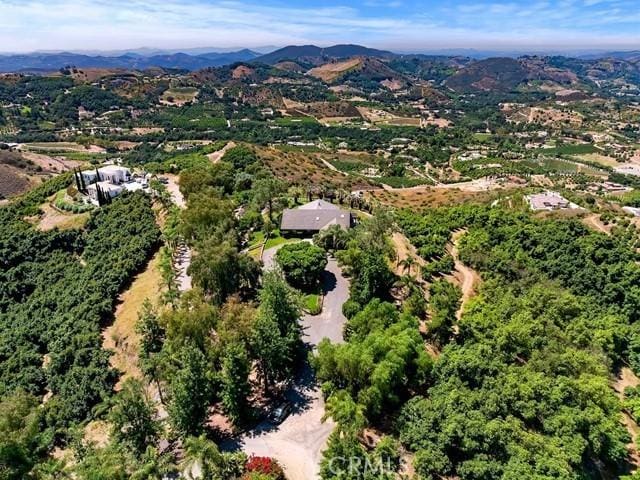 44665 La Cruz Dr, Temecula, CA 92590 - bird's eye view of a mountainous background