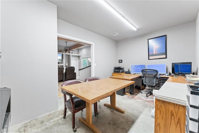 view of office space