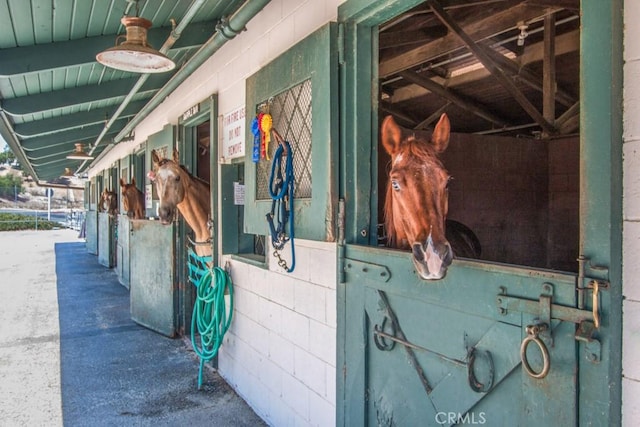 view of stable