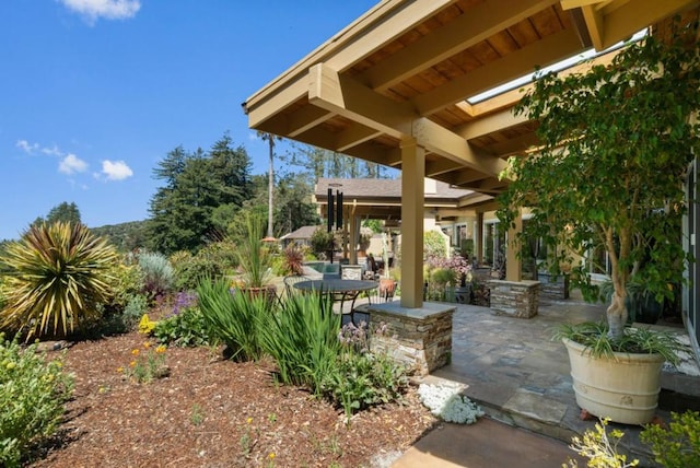 view of patio