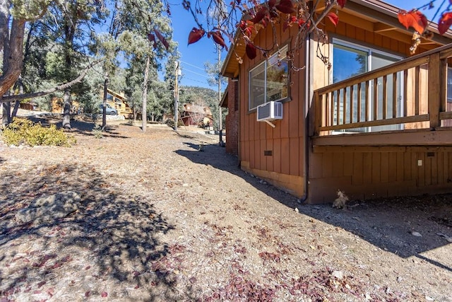 view of property exterior featuring cooling unit