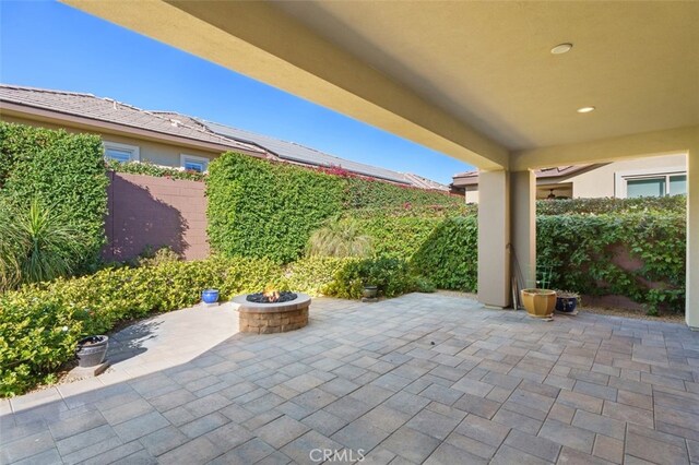 view of patio