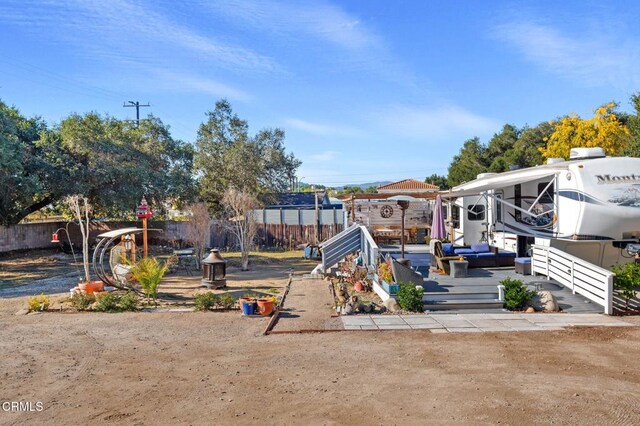 view of jungle gym