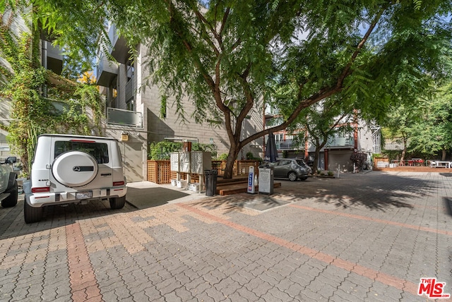 exterior space with mail boxes