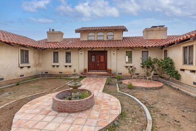 exterior space featuring a patio