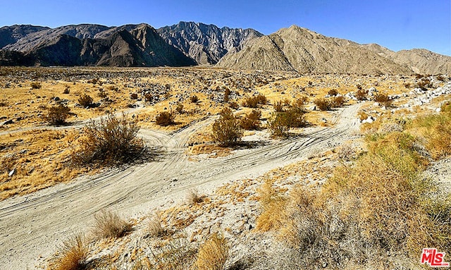 view of mountain feature