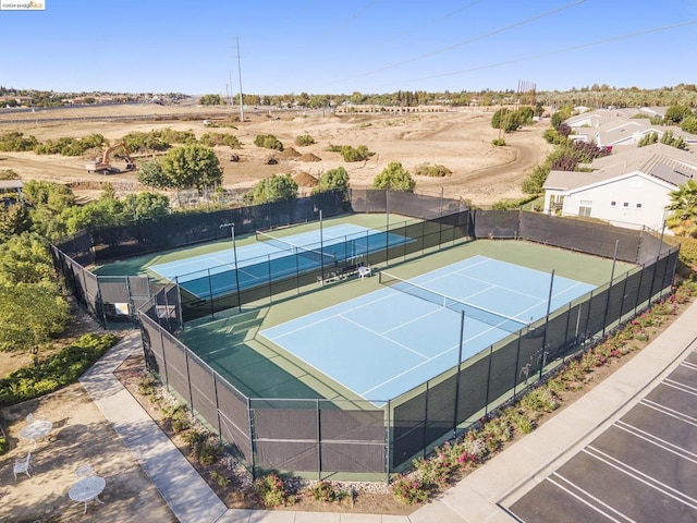 view of sport court