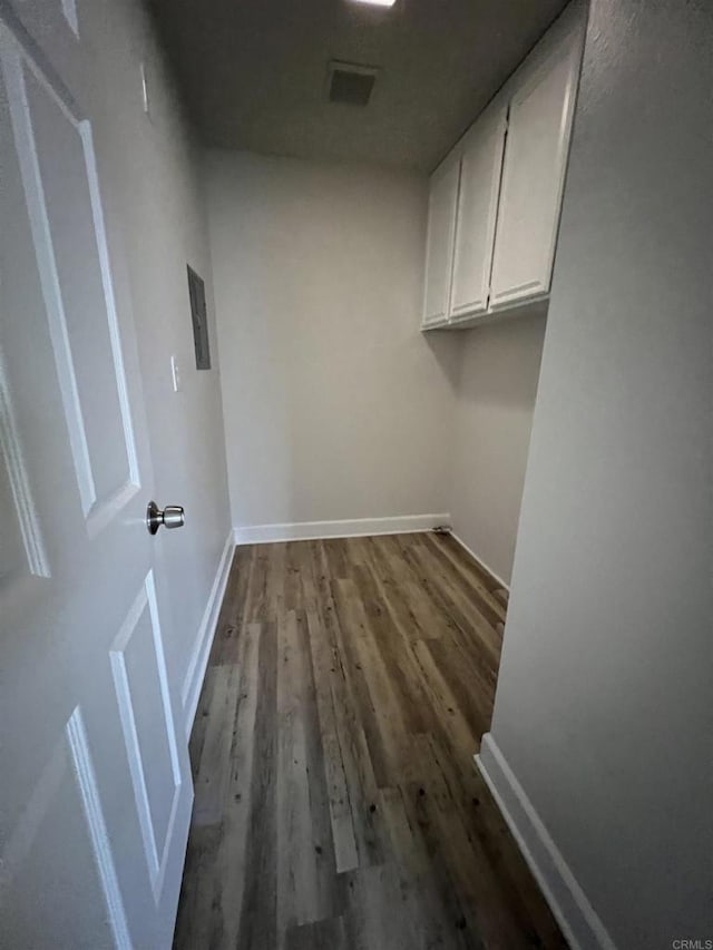 washroom featuring wood-type flooring