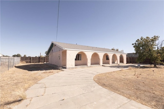 view of front of home