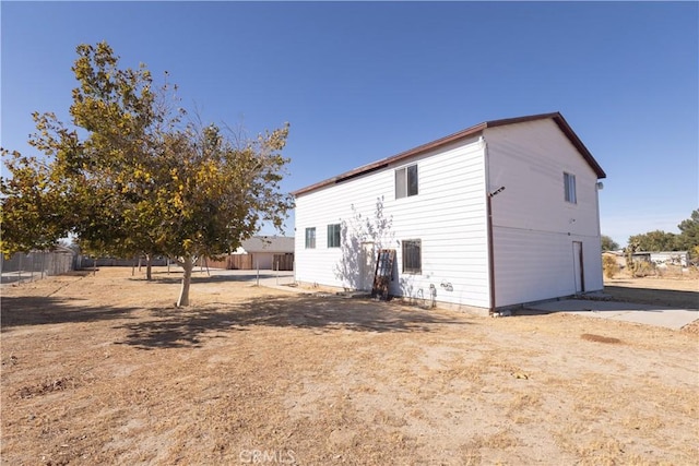 view of rear view of property