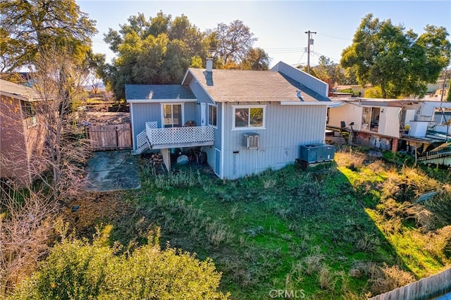 view of back of property