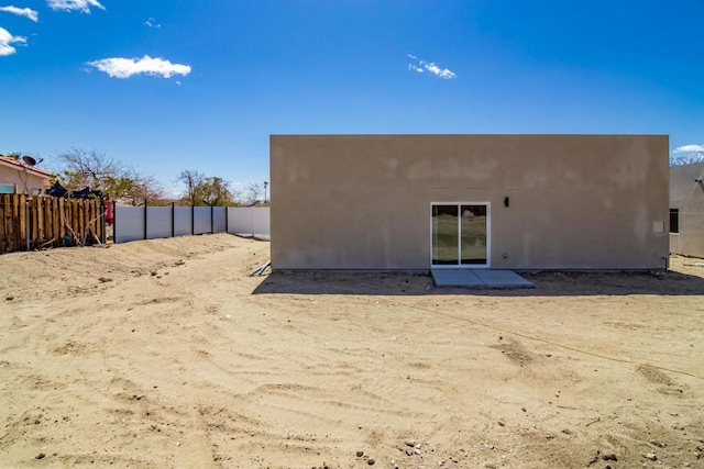 view of rear view of property