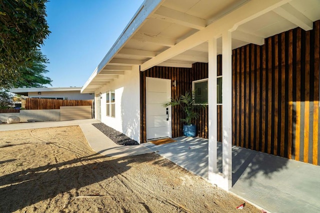 view of entrance to property