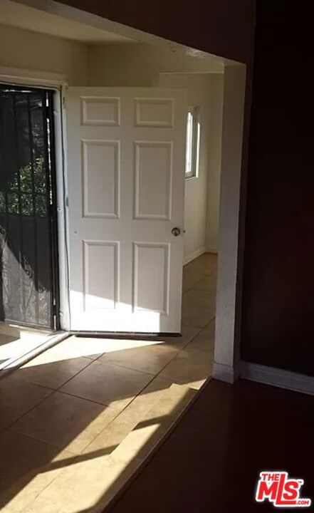 view of tiled entrance foyer