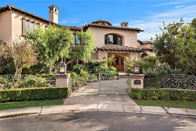 view of mediterranean / spanish home