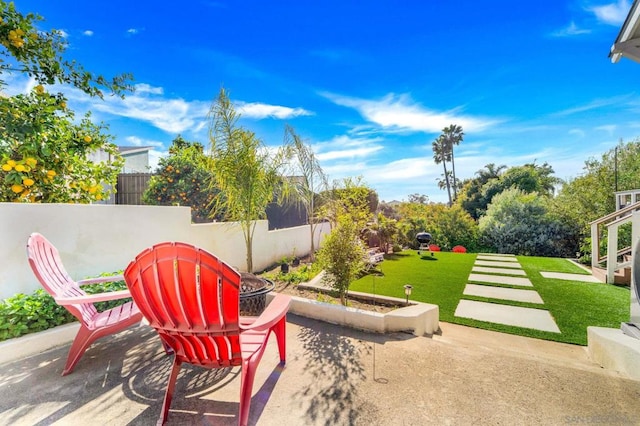 view of patio