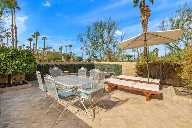 view of patio