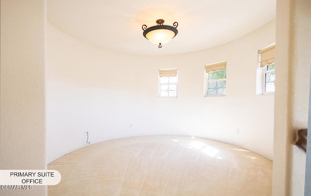 unfurnished room with carpet and a healthy amount of sunlight