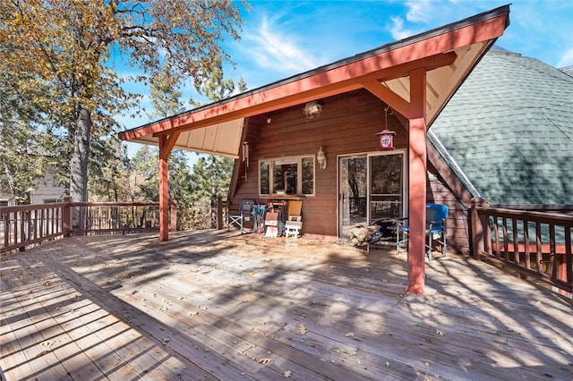 160 Yosemite Dr, Big Bear City, CA 92314 - view of deck